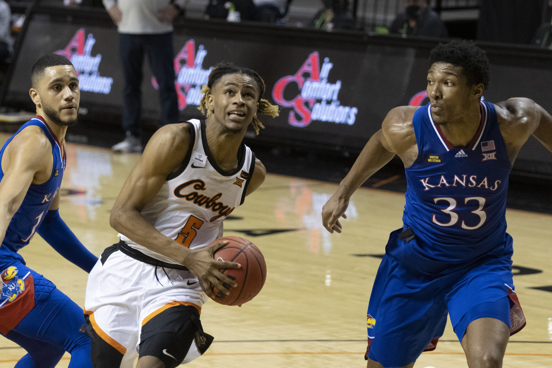 Kansas Oklahoma St Basketball